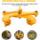 Pallet Puller,1T/2205 LBS Capacity Pallet Jack Puller,Heavy Duty Single Scissor Clamp Pulling Pallets,5 Inch Jaw Opening 2