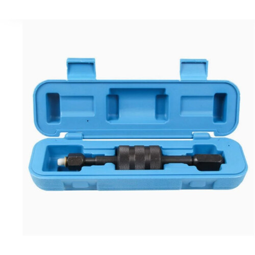 Injector Puller Tool with Slide Hammer, Common Rail Injector Remover W/ M8, M12, M14 Thread Adapter 1