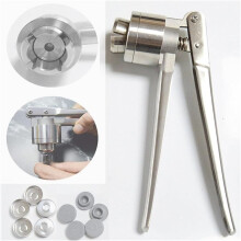 Manuelles Verschließwerkzeug für 13-mm-Verschlüsse, Handverschließer für Aluminium- und Edelstahlverschlüsse, für Labor und Haushalt