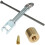 Fuel Injector Puller Remove Tool Injector Seal Install Replace Tool Compatible with  M133, M152, M157, M270, M274 4