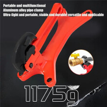 Manuel Pipe Clamps Pipeline Support Solid Base Spring Loaded JawsMultifunctional Tool Gear Portable Aluminum Tube Vice