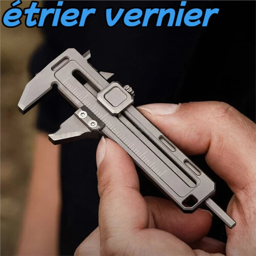 The Pocket-Sized EDC Tool Convenient Portable  Vernier Caliper Multifunction Tools Measuring Tool Woodworking Tools 1