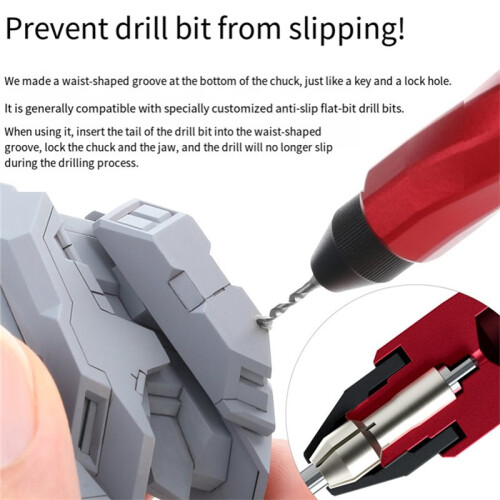 AT-MHD Mobius Hand Drill Hobby Tool Spin-Lock Dual-Bearing High-Precision Model Assembly Drilling Tools 1