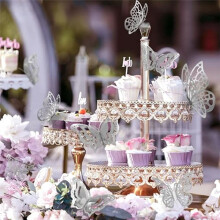 96 Pcs Butterfly Wall Decorations - 3D Metallic Stickers for Parties, Weddings & Room Decor Silver