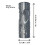 1PCS Pottery Clay Texture Roller,Polymer Molding Art Hand Rollers Tools,Embossing Pattern Rolling Pin 7