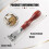 Large Leather Embossed Wheel Handle Leather Roller Wood Handle DIY Handmade Leather Embossed Tool Manual Tool 6