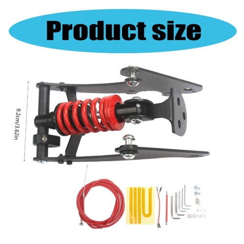 Solid Electric Scooter Rear Suspension Comfortable Rear Shock Absorbers Accessory 2