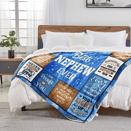 Farsdagsteppe til sønn – 120 x 150 cm gave til voksen 1