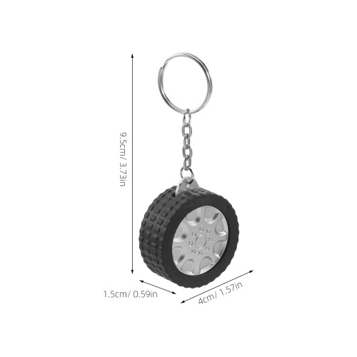 2 Pcs Portable Retractable Tape Measure Small Measuring Black 1