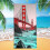 Πετσέτα θαλάσσης Golden Gate Bridge 36"x72", μαλακή πετσέτα μικροϊνών που στεγνώνει γρήγορα 2