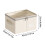Karymi Clothing Storage Box Double Zipper Clear Window 3