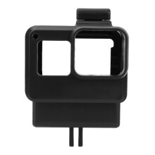 GoPro Hero camerabevestigingsframe met volledige toegang tot poorten en knoppen, flitsschoenbevestiging geschikt voor flitslicht, GPS en