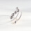 Anti-Stress-Ring verstellbar Kupfer silberfarben Silver 2