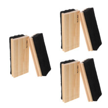 6Stk Filz Kreideradierer Aus Holz Leise Und Staubfrei Mehrfarbig