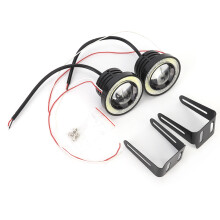Duurzame, waterdichte IP65COB LED-mistlamp met witte Angel Eye halo-ring, hoge lichtopbrengst, duurzame glazen projectorlens en hoog lumenvermogen.