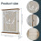 Wood Key Cabinet with Bird and Tree Pattern Wall-Mounted 1 4
