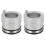 2Pièces Outil Graisseur Roulement Roue Auto Métal Argent Durable 1