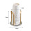 Storage Rack Organizer Kitchen Supplies Disposable Cup Holder Stable Base. 2