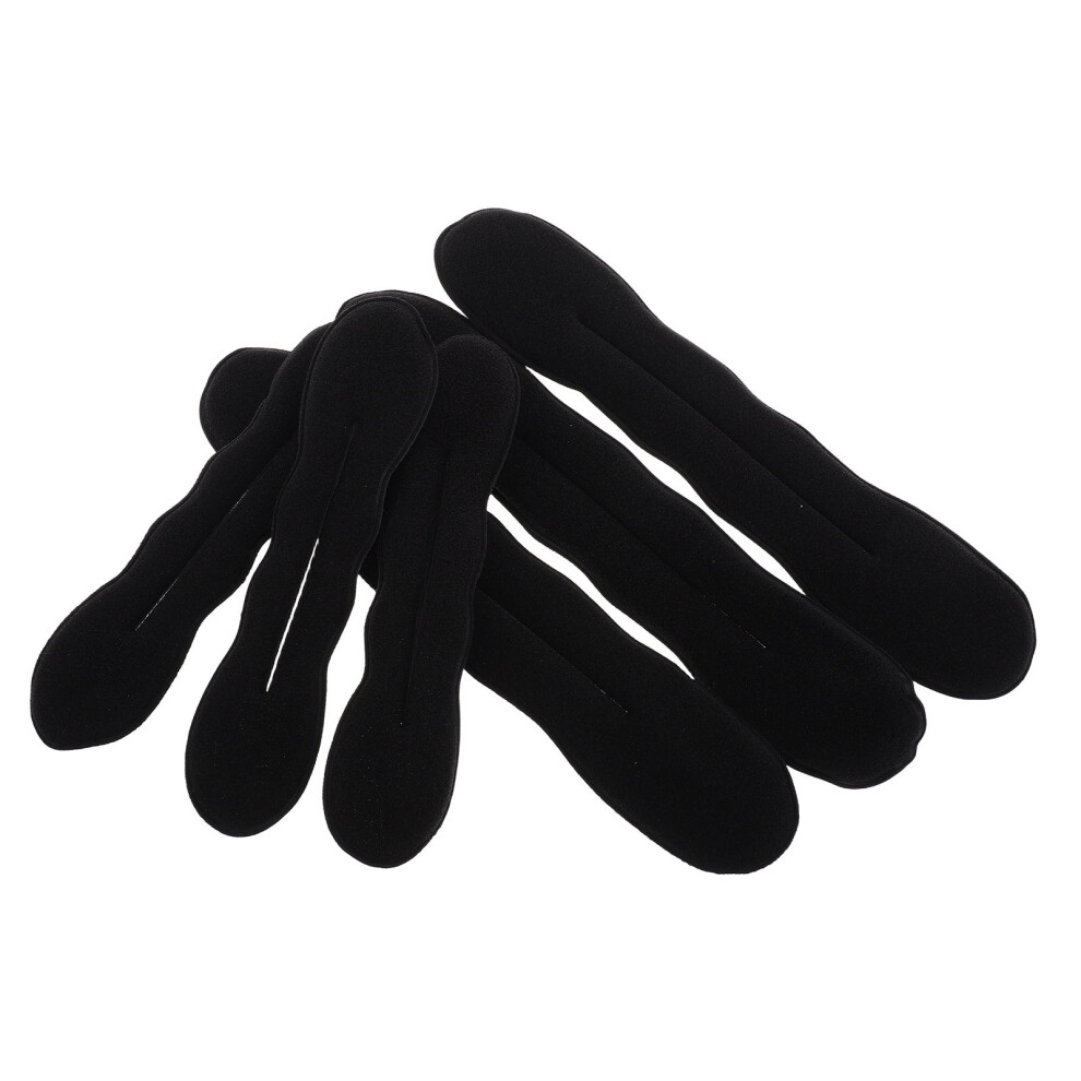 Villcase Unisex 12Pcs Reusable Hair Bun Maker For Women Soft Sponge Portable Hair Tool