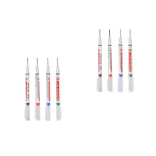 8Pièces Stylos Marqueurs Profonds Plastique Et Acier Couleurs Variées