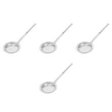 4Pcs Silver Stainless Steel Mesh Strainers for Oil Filter and Cooking