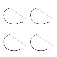 4Pcs Black Ceramic Pickup Bar for Thumb Piano Kalimba Piezo Transducer