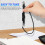 2Pcs Black Elastic ABS Silicone Pen Straps for Stylus Pens 7