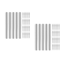 2Sets Durable Zinc Steel Double-Head Nails for Decorative Installation