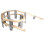 Spiral Assembling Kits,Wooden Bridge Railway Set for Kids Educational Development Toy 2