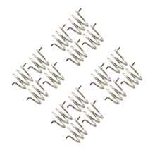16Pcs Steel Bike Disc Brake Springs Silver for Mountain and Road Bikes