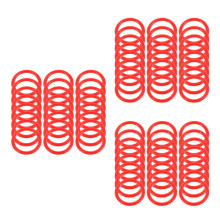 180Pcs Red Plastic Carnival Rings for Ring Toss Game Fun Target Toy