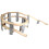 Spiral Assembling Kits,Wooden Bridge Railway Set for Kids Educational Development Toy 6