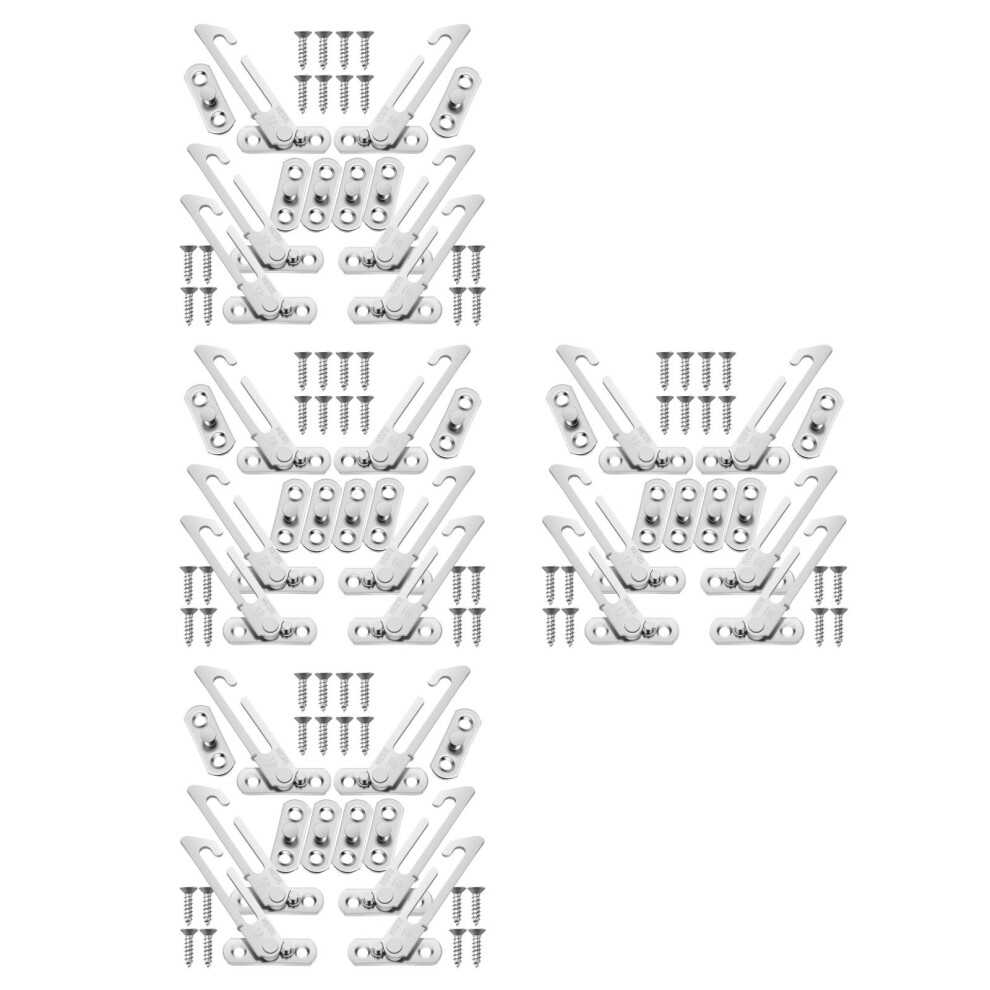 24Pcs Stainless Steel Window Sash Restrictor Casement Safety Lock 3712504083508