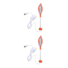2Pièces Clip- Aquarium Orange Simple À Utiliser