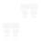 12Pcs Reusable White Christmas Snowflake Stencils for DIY Art Projects 1