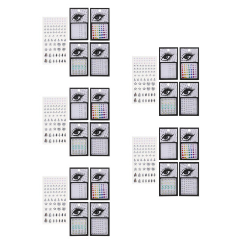 25 Sheets Jewels Rhinestones For Eye Makeup