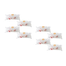 8Pcs Seamless Clear Plastic Live Fish Bags for Shipping and Display