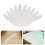20Pcs Soft Cotton Sweat Absorbing Pads White Workout Sweat Rash Guards 10