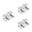 6Pcs ABS Silver Game Table Cup Holder - Sturdy Foosball Stand 7