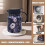 Vintage floral pattern tea thermos with built-in infuser 8