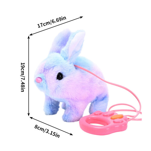 Plush Walking Bunny Toy for Kids, Remote-Controlled Leash, Interactive Sounds, Easter Egg Pull-Back Cars – Compatible with Easter Activities 2