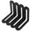 20Pcs Black Slotted L Brackets Adjustable Wall Brackets for Shelves 3