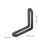 20Pcs Black Slotted L Brackets Adjustable Wall Brackets for Shelves 4