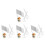 400Pcs Sturdy Transparent Mini Plastic Spoons for Home and Parties 1