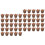 2Sets 200 Coffee Cake Wrappers Tulip Shape Muffin Liners Oil-Proof 4