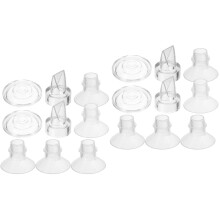 2Sets Durable Silicone Flange Inserts for Newborn Baby Breast Pump Use