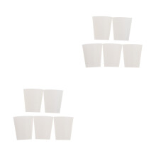 10Pièces Bouchons Silicone Blancs Grade Alimentaire Pour Scellage Tube