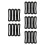 20Pcs Black Slotted L Brackets Adjustable Wall Brackets for Shelves 11