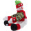 Plush Snowman Tree Topper with Gnome Hugger Decoration 2