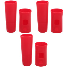 3Ensembles Coques Micro Rouge Silicone Souple Usage Sans Fil